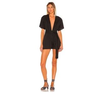 Lovers and friends Simon black romper size S
